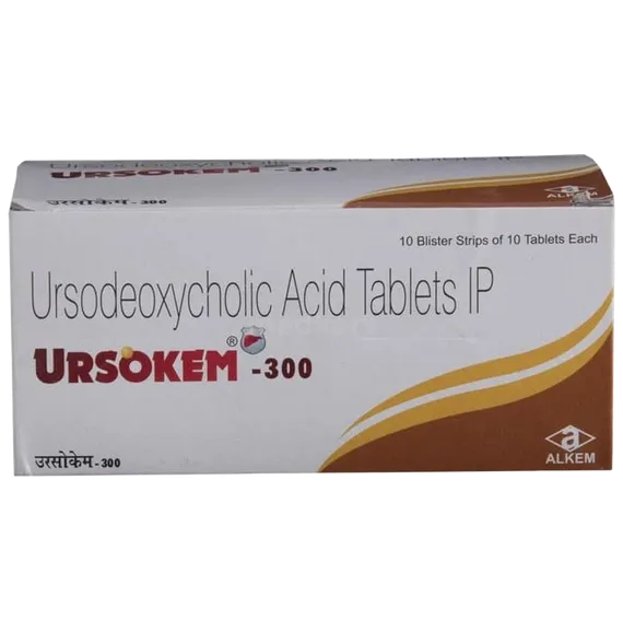 ursokem 300mg tablet 10's